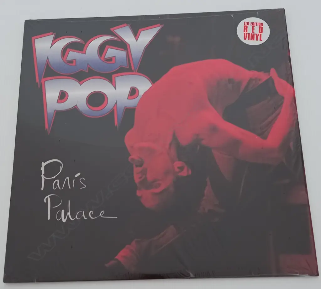 Iggy Pop, Paris Palace, (Red Vinyl) Image 1++